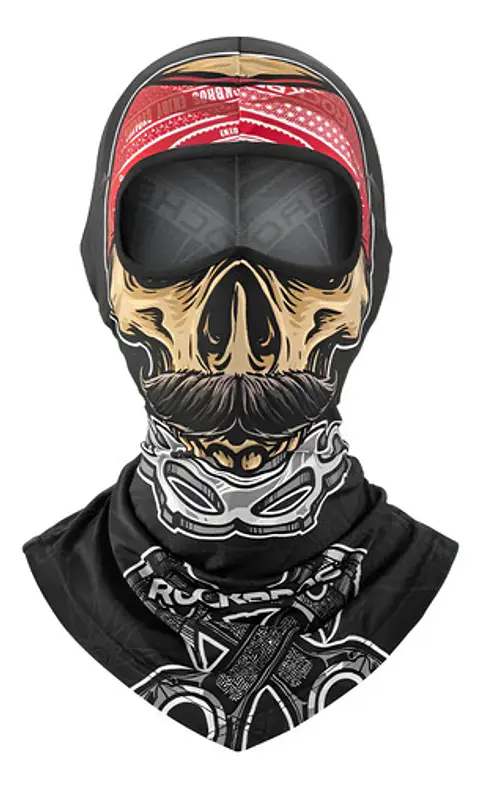 Pasamontaña Rockbros Calavera Moto Ciclismo Protección Uv