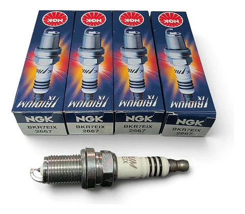 4 Bujias Iridium Ngk Bkr7eix Original