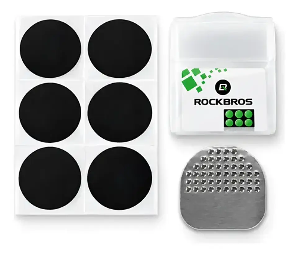 Kit Parches Bicicleta Rockbros Sin Pegamento 6unid Portatil 1