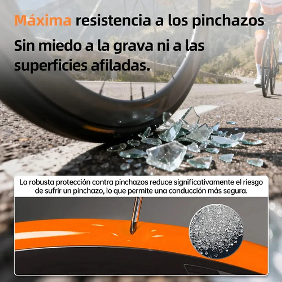 Cámara Bicicleta Ruta Tpu Ultraligera 700x18-32c Presta 85mm 4