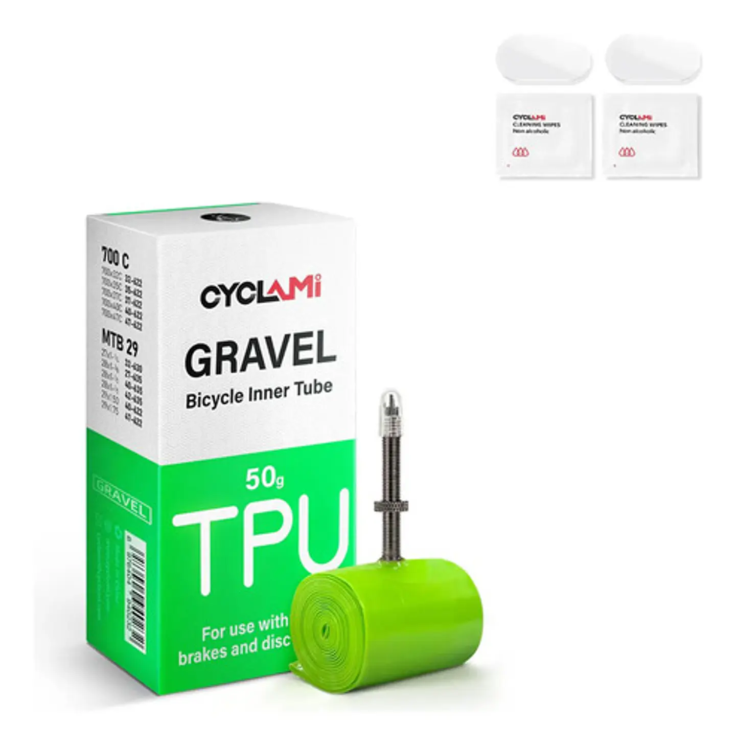 Cámara Bicicleta Gravel Tpu 700x32-47c Presta 45 Ultraligera 1