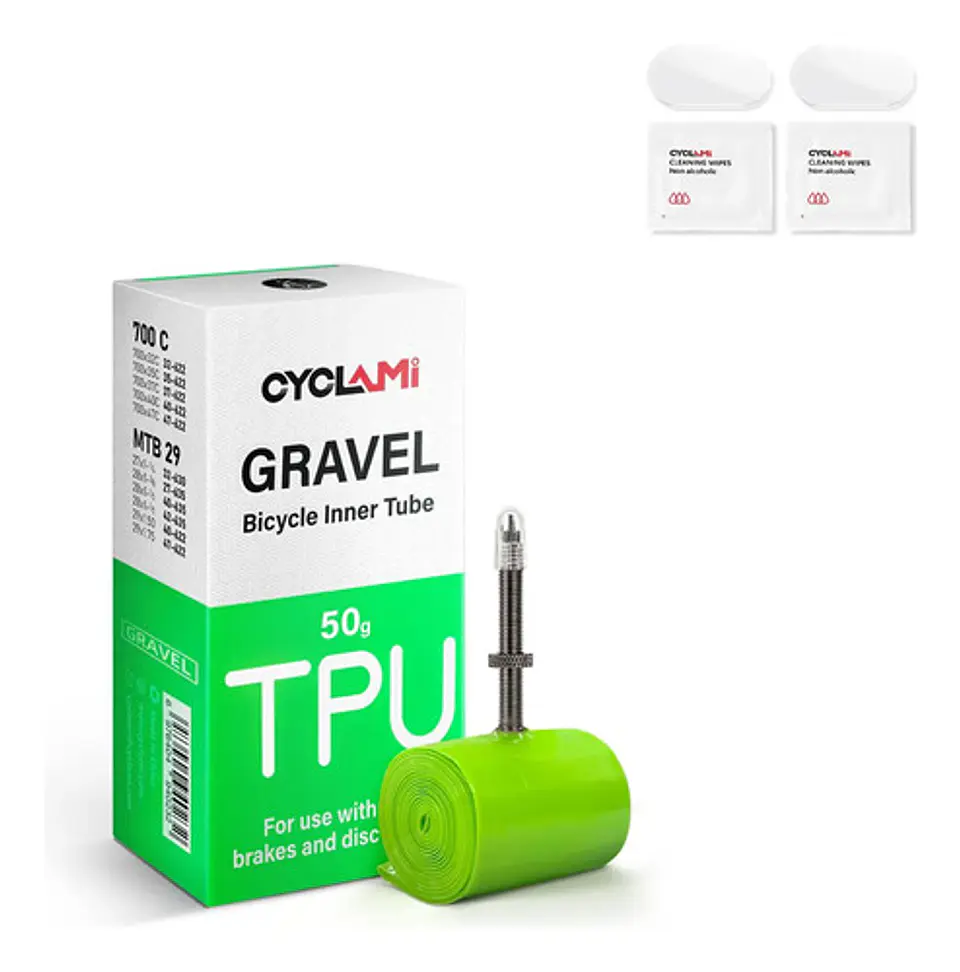 Cámara Bicicleta Gravel Tpu 700x32-47c Presta 45 Ultraligera 1