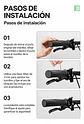 Puños Bicicleta Rockbros Ergonómicos Lockon Mtb Negro Bloque - Miniatura 8