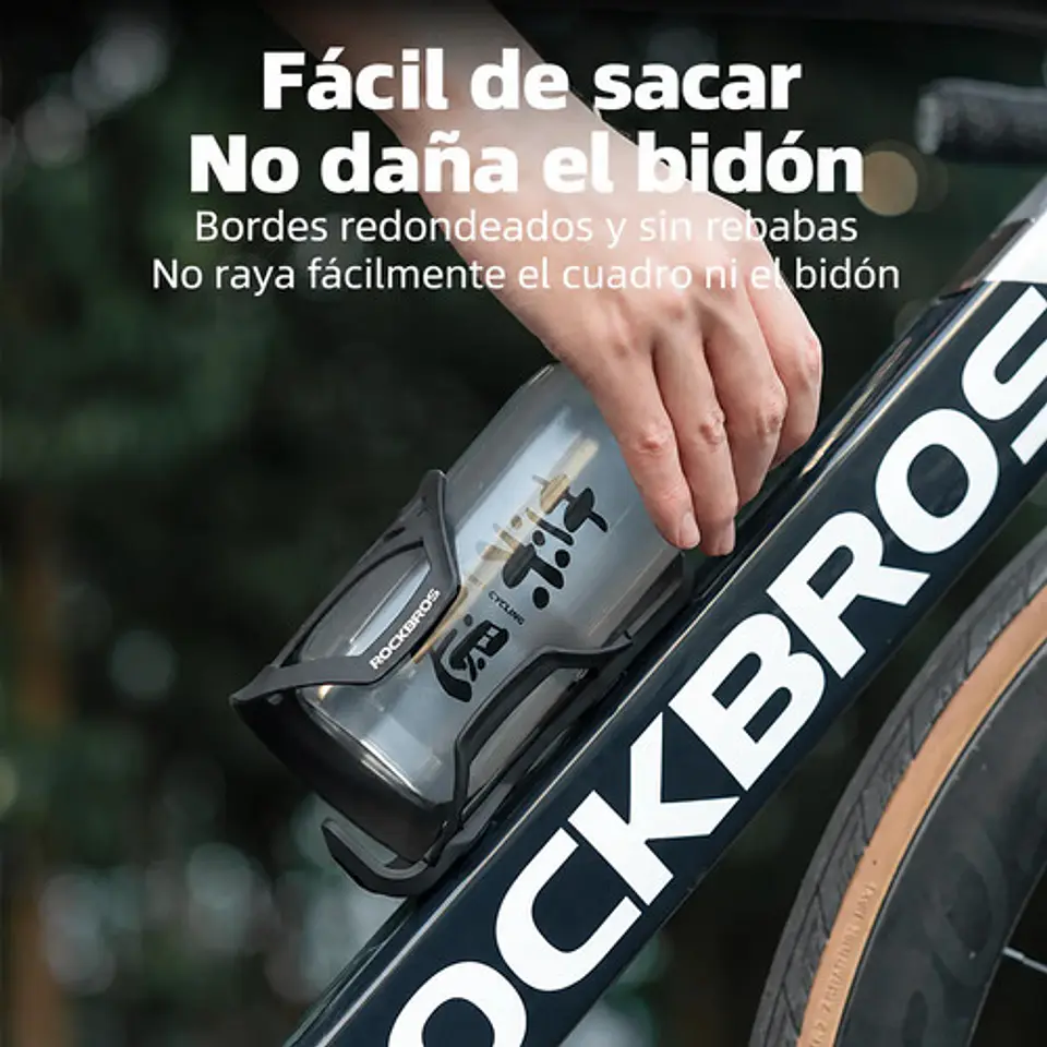 Portabotellas Rockbros Con Apertura Lateral Para Bicicleta 2