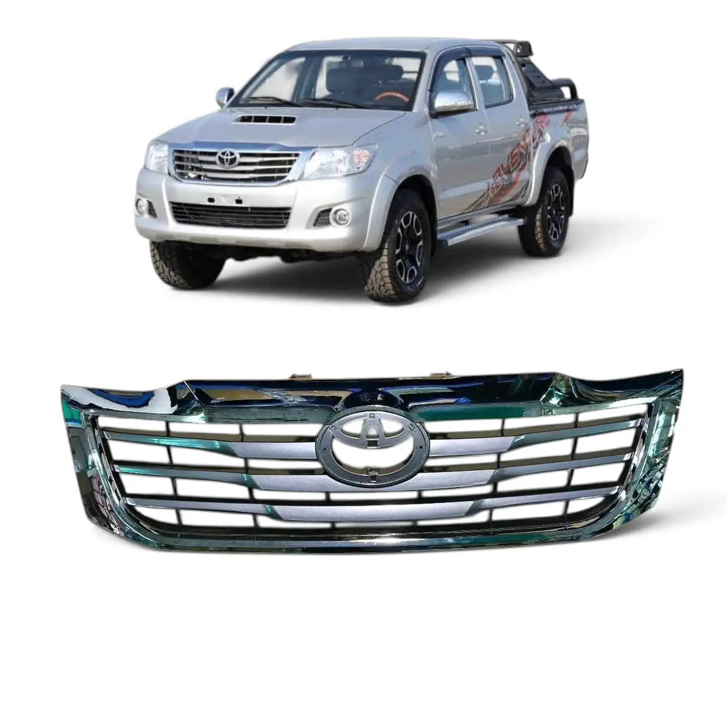 Mascara Toyota Hilux Vigo 2012-2015 Cromada 1