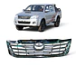 Mascara Toyota Hilux Vigo 2012-2015 Cromada - Miniatura 1