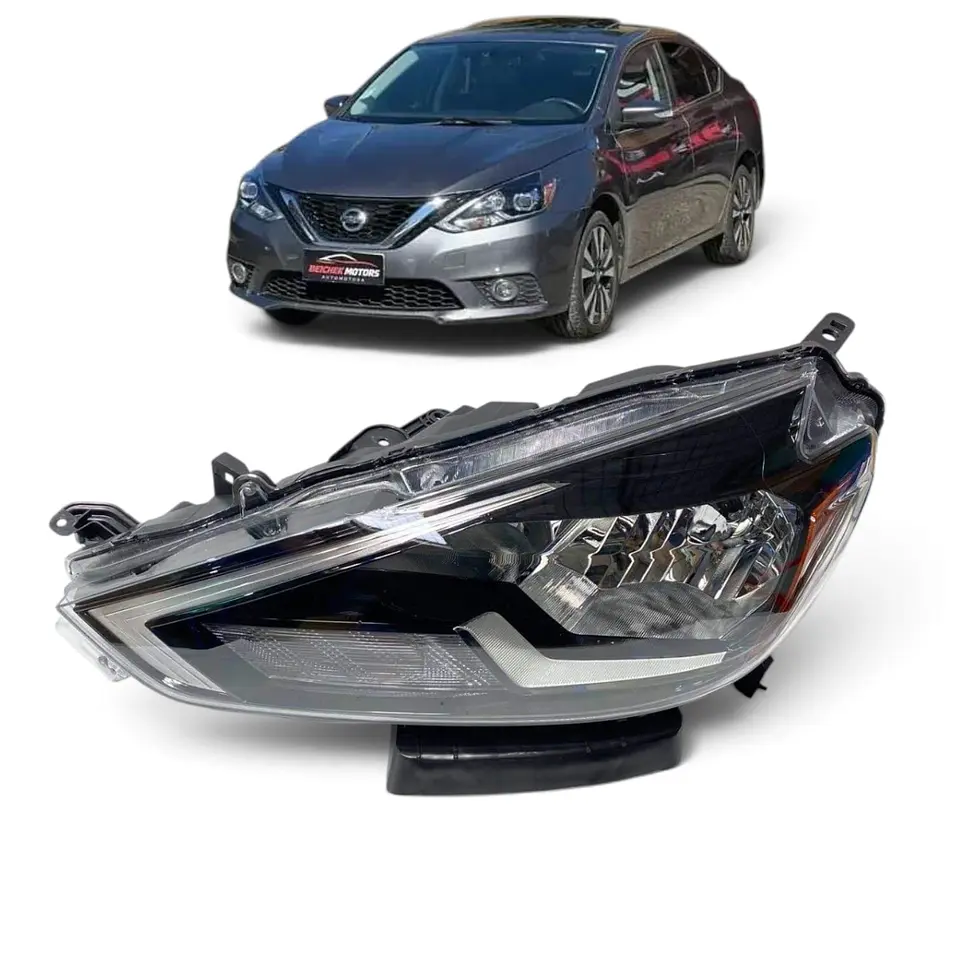 Foco Óptico Delantero Izquierdo Nissan Sentra B17 2016-2019 1