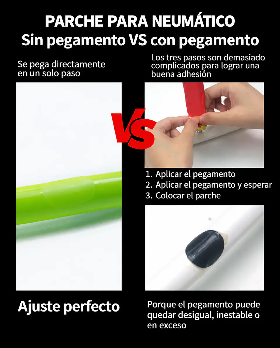 Kit Reparación Cámara TPU CYCLAMI 8 Parches Autoadhesivos 6