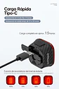 Luz Trasera Inteligente Bici 14 Patrones Sensor Freno USB-C - Miniatura 6