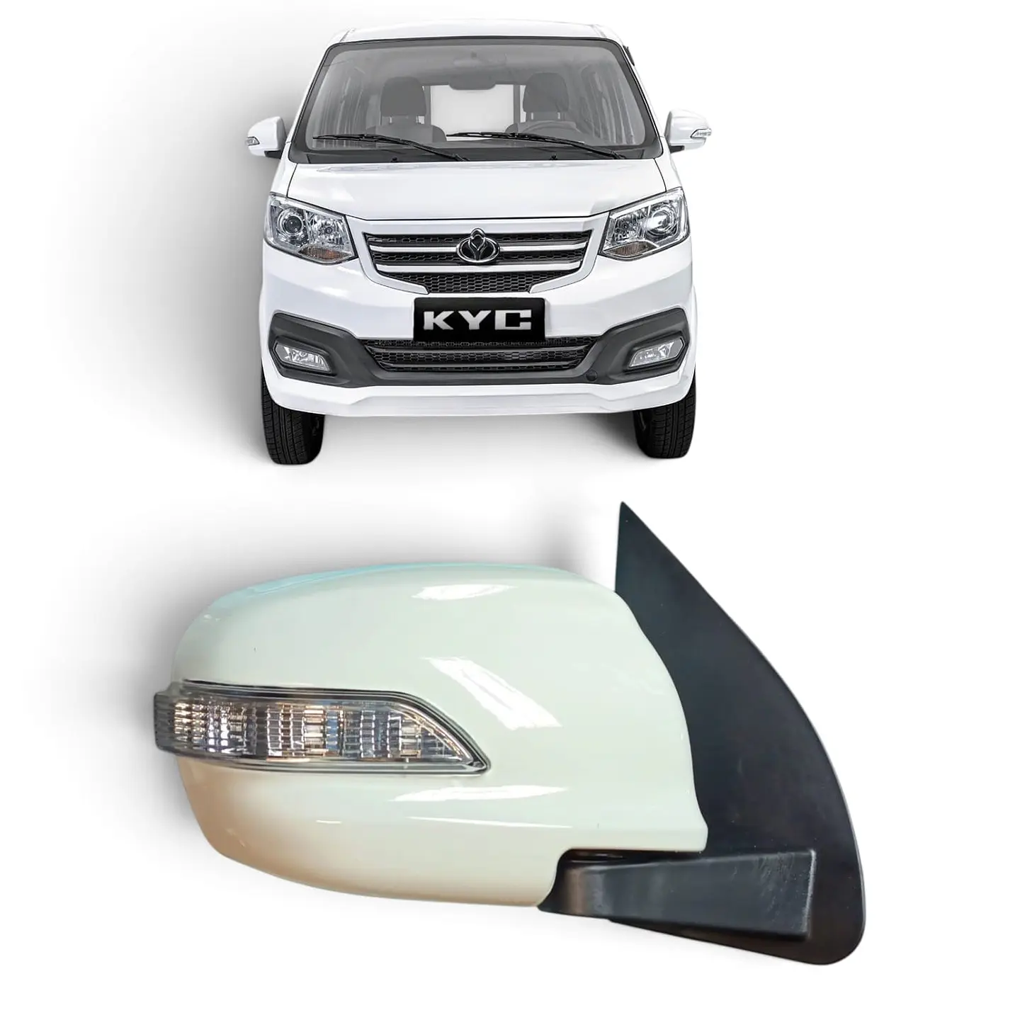 Espejo Retrovisor Lateral Kyc Gran Mamut T3 Blanco copiloto 1