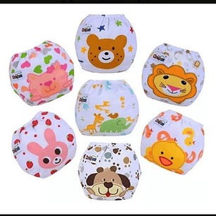 4 Pañales Ecologicos + 4 Insertos Bamboo 4 Capas