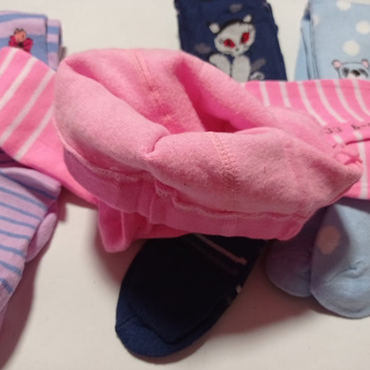 6 Pantys De Niña Talla 1 Año A 10 Año 9