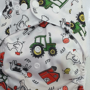 5 Pañales Ecológicos + 5 Insertos De Microfibra + Envio