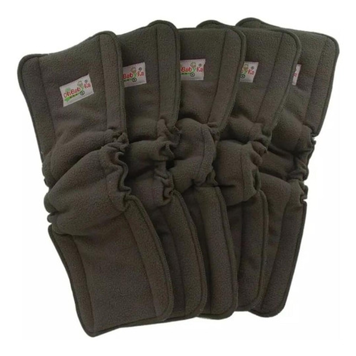 4 Pañales Ecologicos + 4 Insertos Bamboo 4 Capas  4