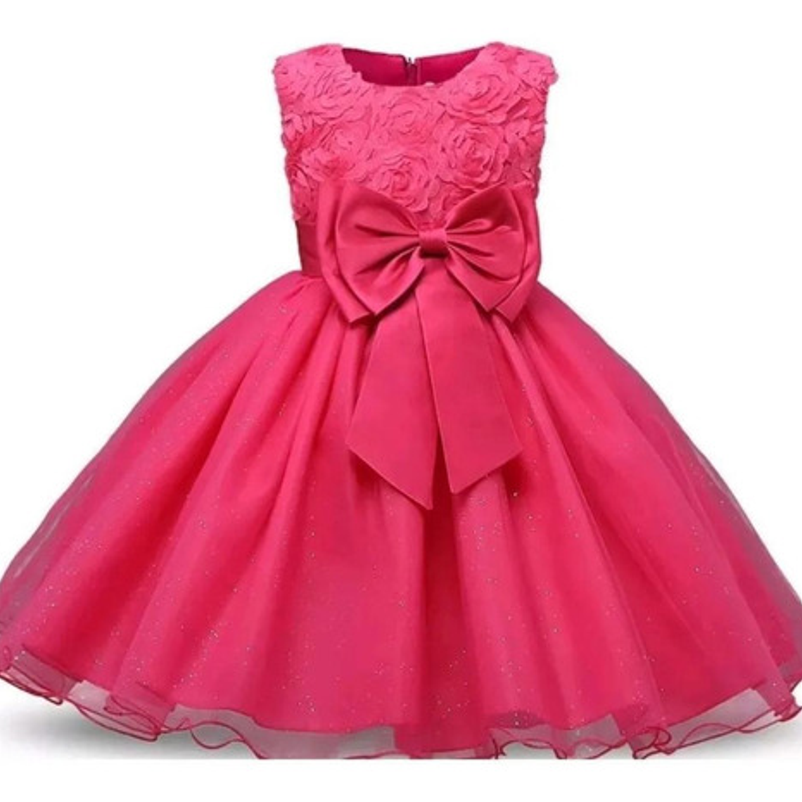 Vestido De Fiesta Niña Y Bautizo De Bebé 3 Meses A 14 Años 2