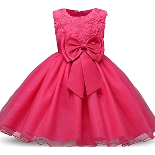 Vestido De Fiesta Niña Y Bautizo De Bebé 3 Meses A 14 Años