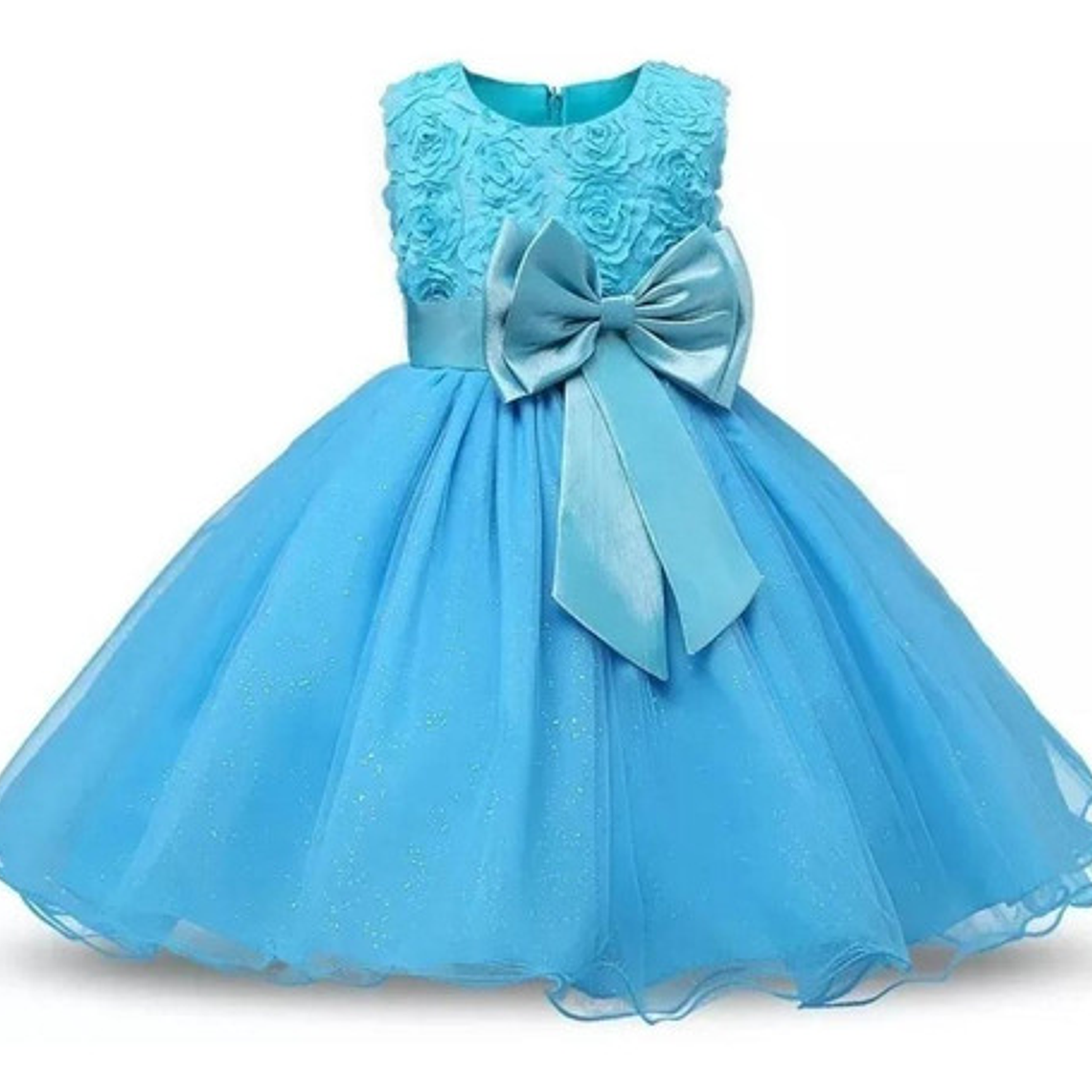 Vestido De Fiesta Niña Y Bautizo De Bebé 3 Meses A 14 Años 5