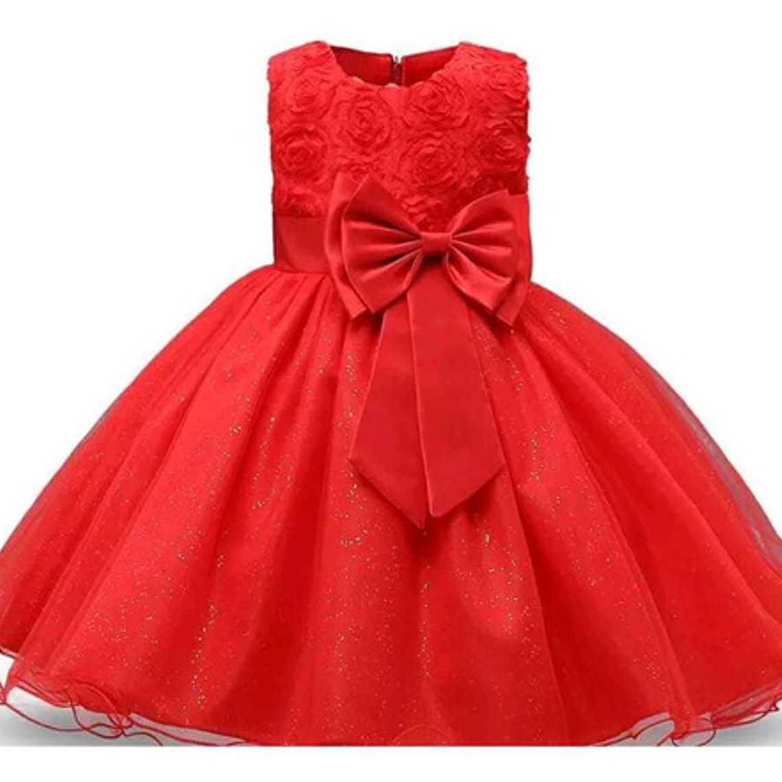 Vestido De Fiesta Niña Y Bautizo De Bebé 3 Meses A 14 Años 8