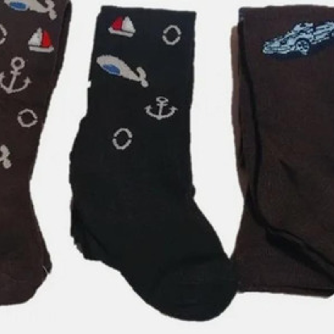 6 Pantys De Niño Talla 1 Año A 10 Años 2