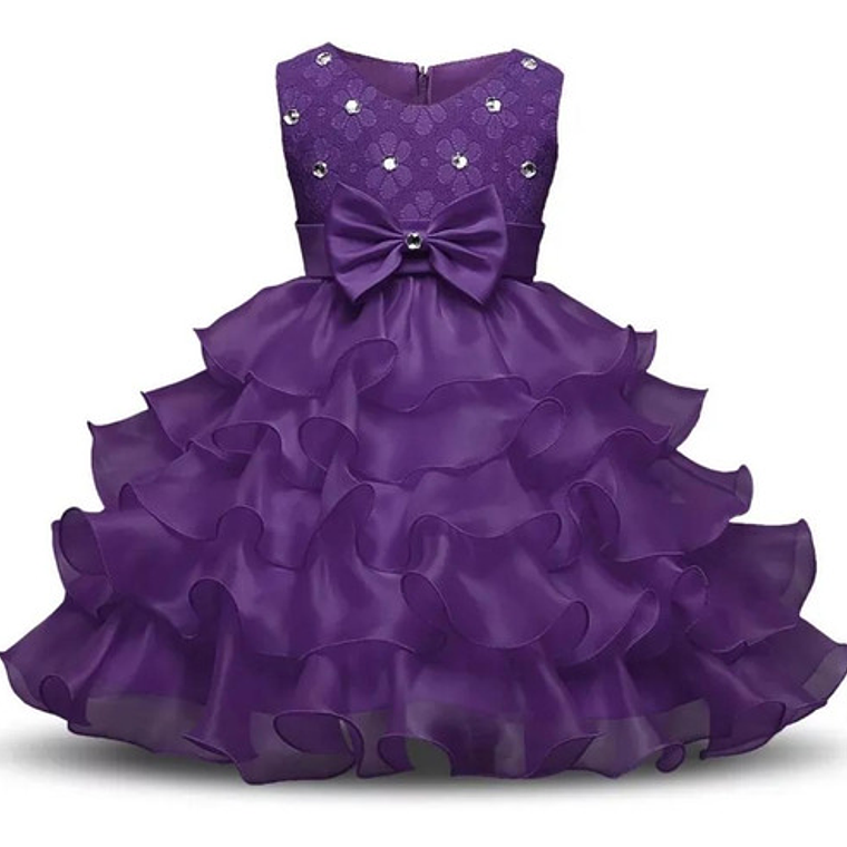 Vestido Bautizo Y Fiesta Bebe 3 Meses A 14 Años 5