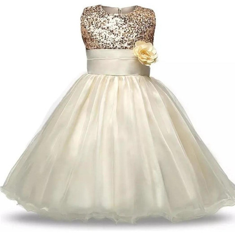 Vestido Fiesta Paje Bautizo Bebe Niña 3 Meses A 12 Años 9