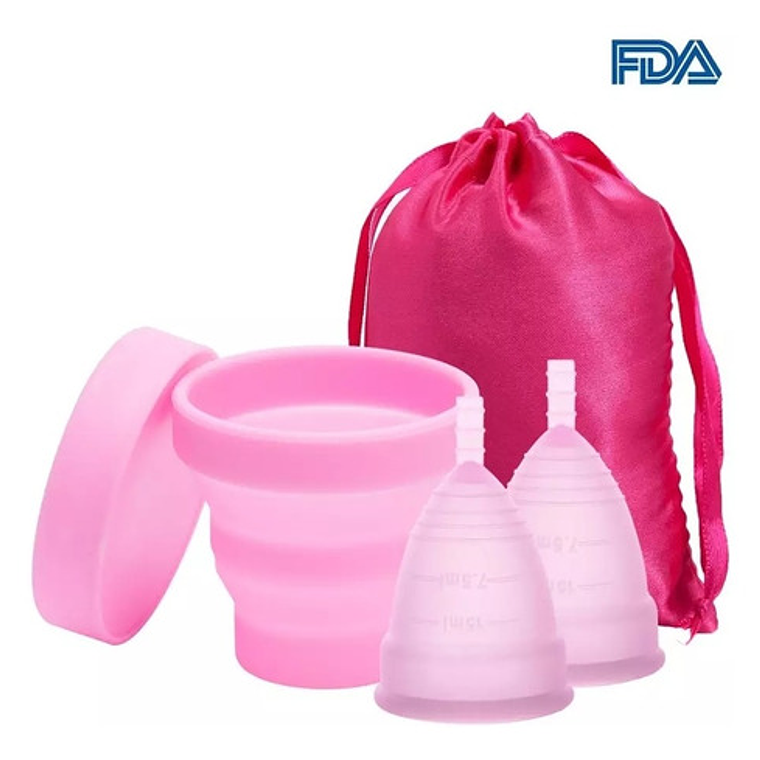 Pack Copa Menstrual (2 Unidades) + Vaso Esterilizador 1