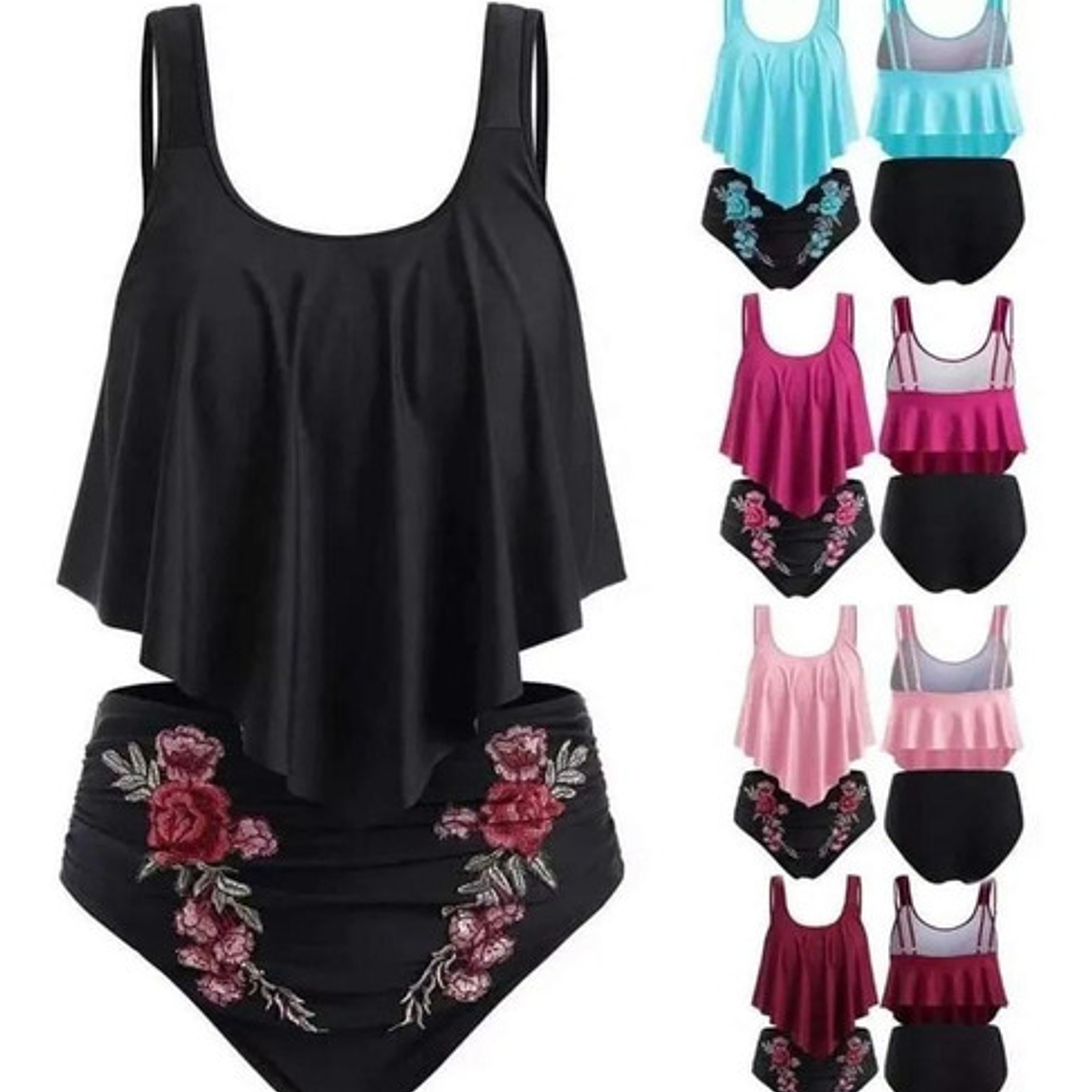 Traje De Baño Talla Grande En Punta 1