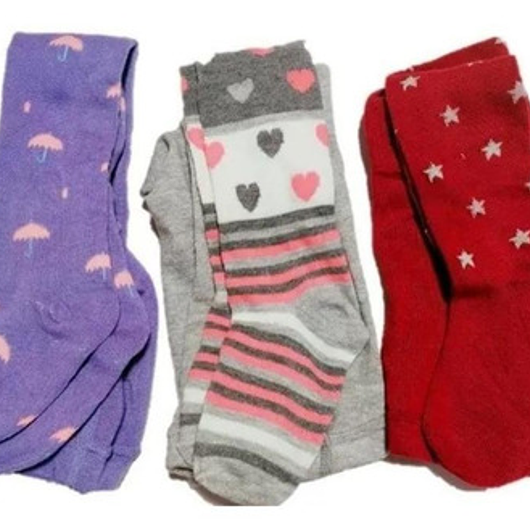 12 Pantys De Niña Talla 1 Año A Talla 10+envio 2