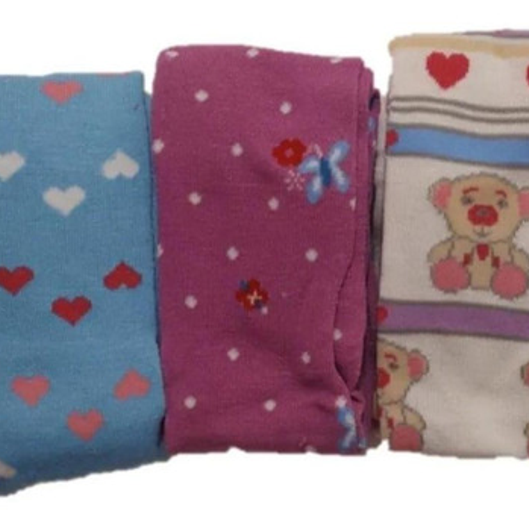 12 Pantys De Niña Talla 1 Año A Talla 10+envio 6