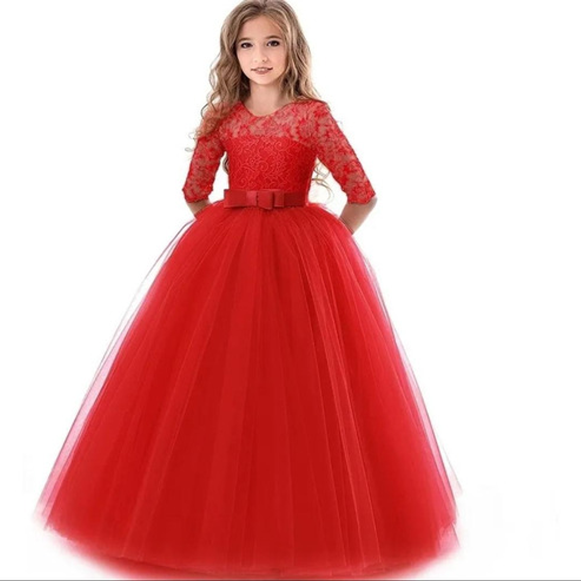 Vestido Niña Bautizo Gala Paje Princesa 1