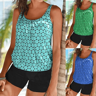 Tankini / Traje De Baño Polera / 3 Modelos