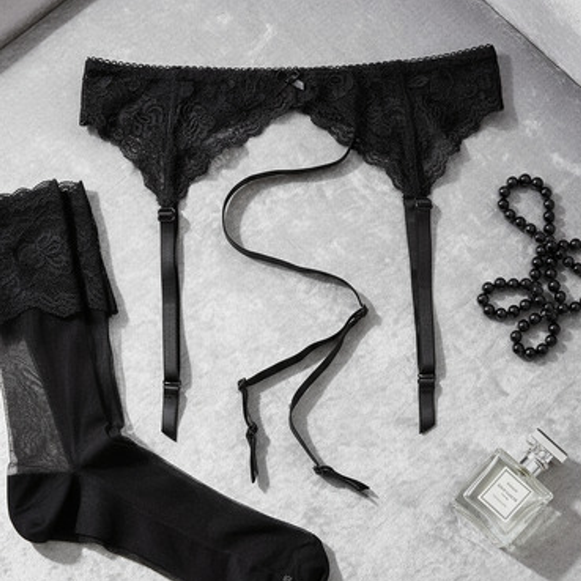 Sexy Portaligas+ Panties Liga Con Silicona Antideslizante 8