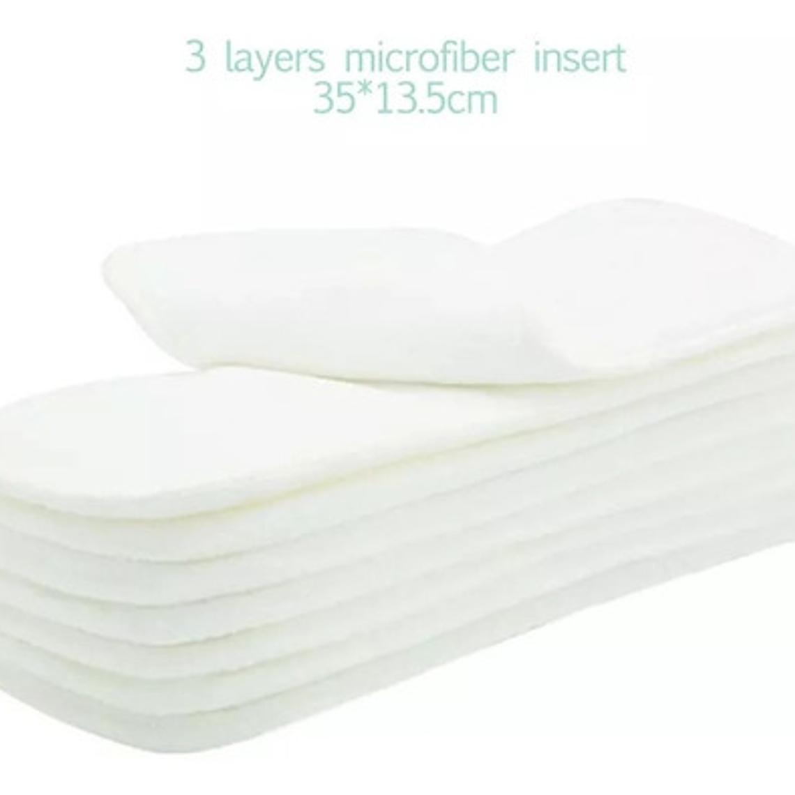 8 Pañales Ecologicos+8 Microfibra 3 Capas+ 8 Algodon 4