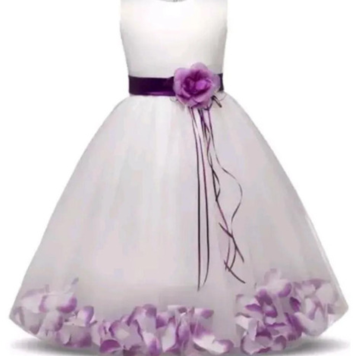 Vestido Fiesta Y Bautizo Bebe Niña Talla 1 A Talla 12. 2