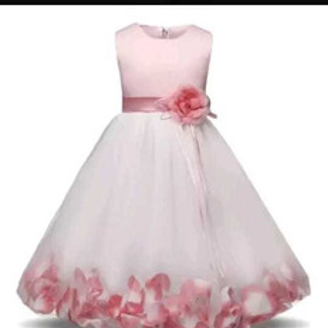 Vestido Fiesta Y Bautizo Bebe Niña Talla 1 A Talla 12. 4