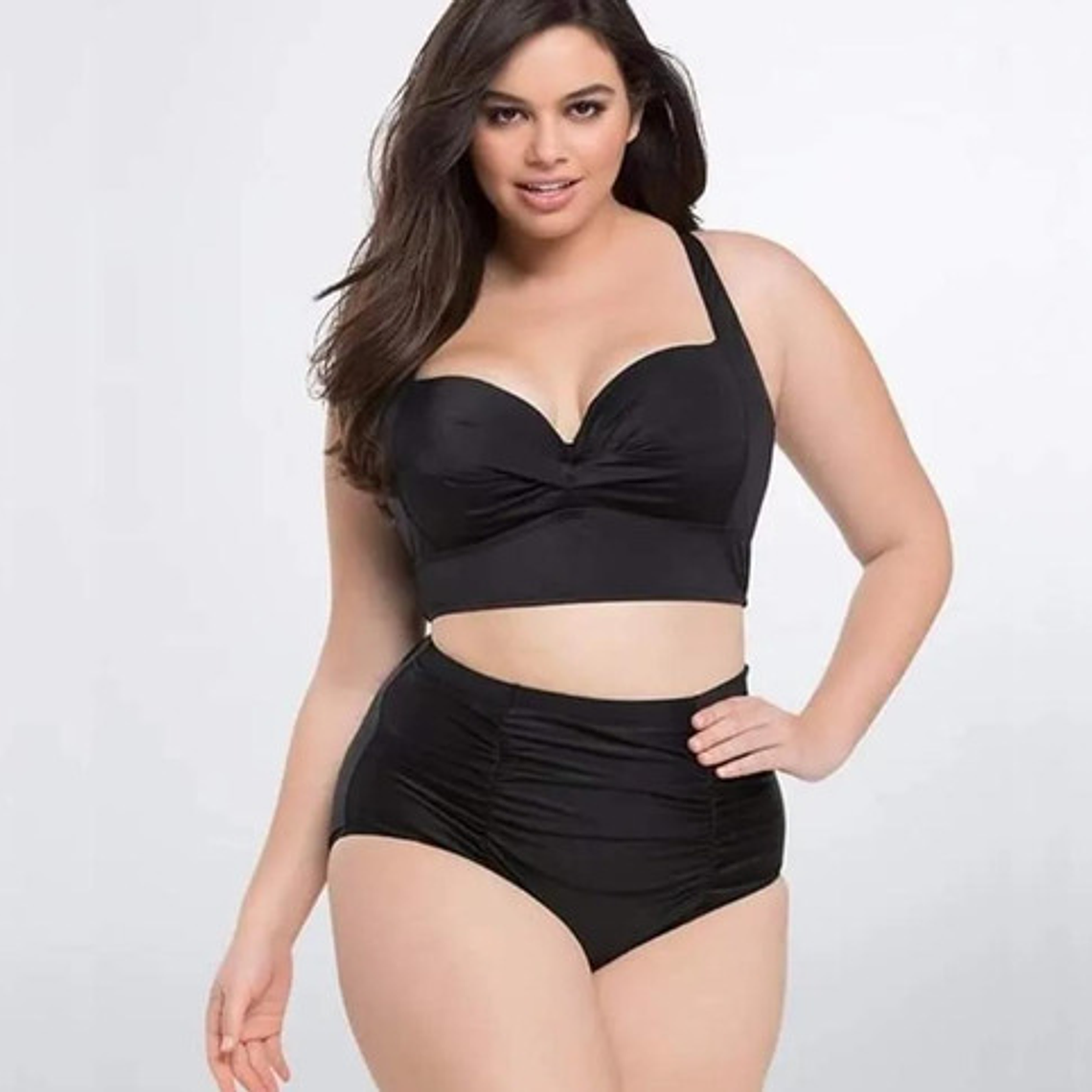 Traje De Baño Talla Grande / Top Barba 1