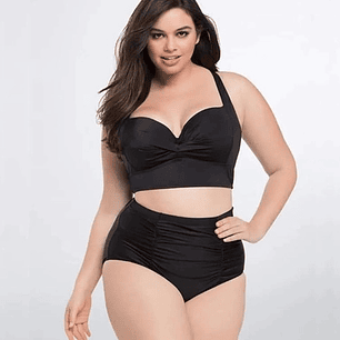 Traje De Baño Talla Grande / Top Barba