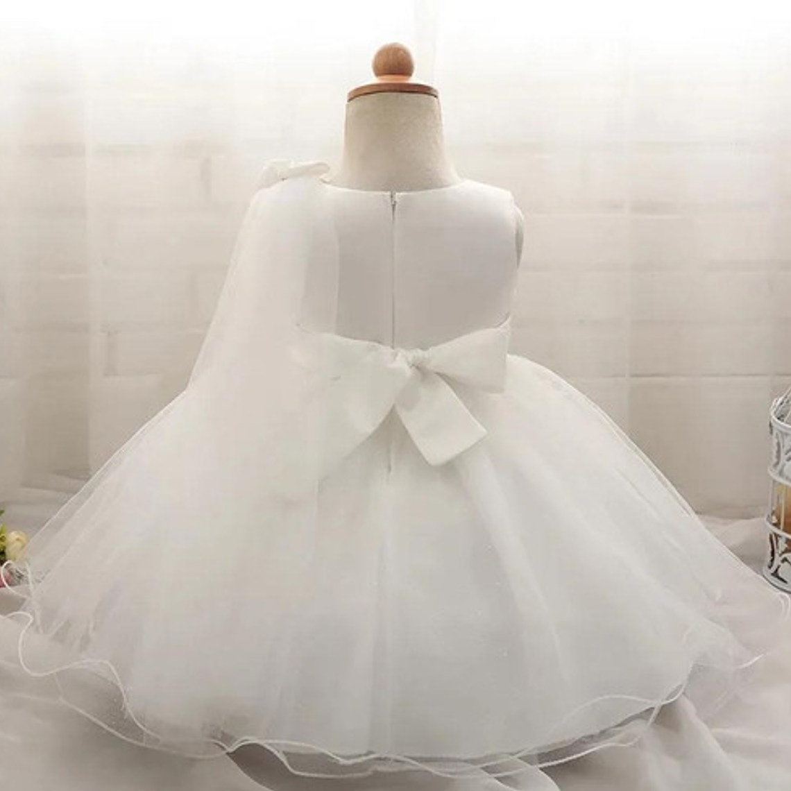 Vestido Bautizo Novia 0 Meses A 24 Meses 2