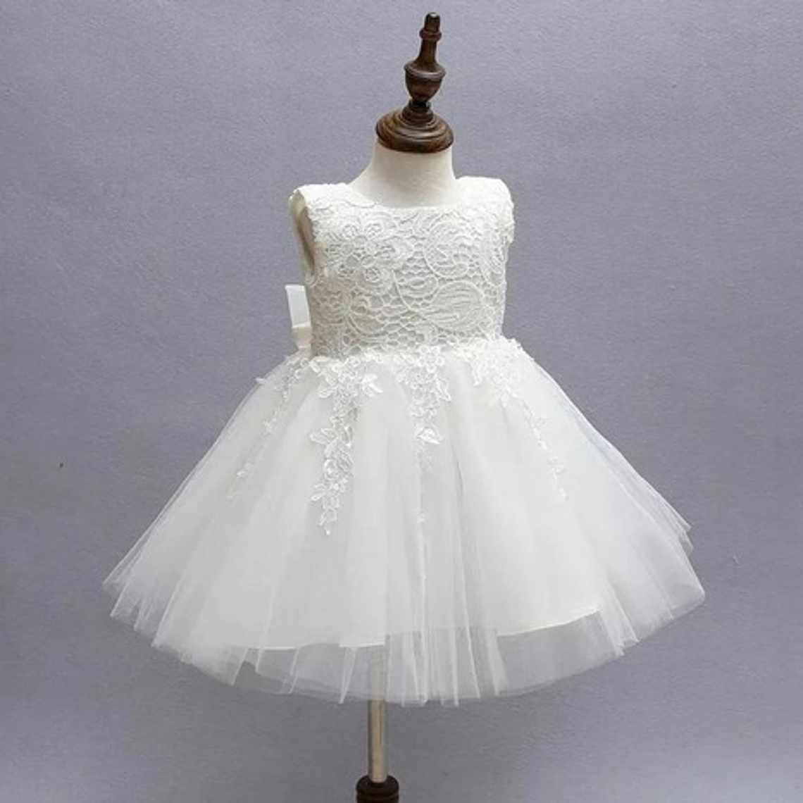 Vestido Bautizo Novia 0 Meses A 24 Meses 5