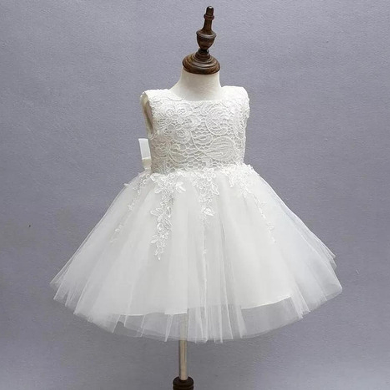 Vestido Bautizo Novia 0 Meses A 24 Meses 5