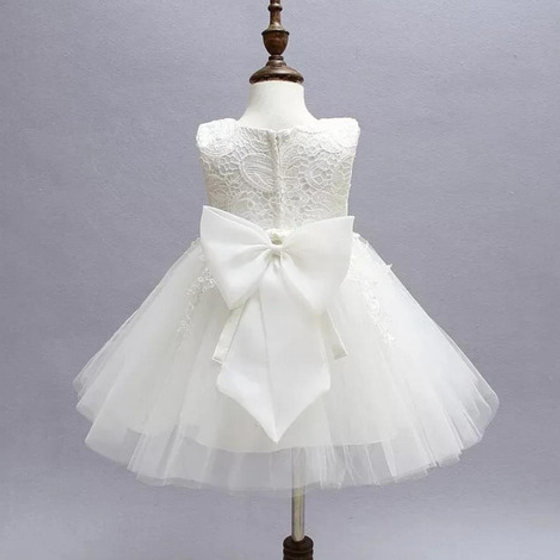 Vestido Bautizo Novia 0 Meses A 24 Meses 6