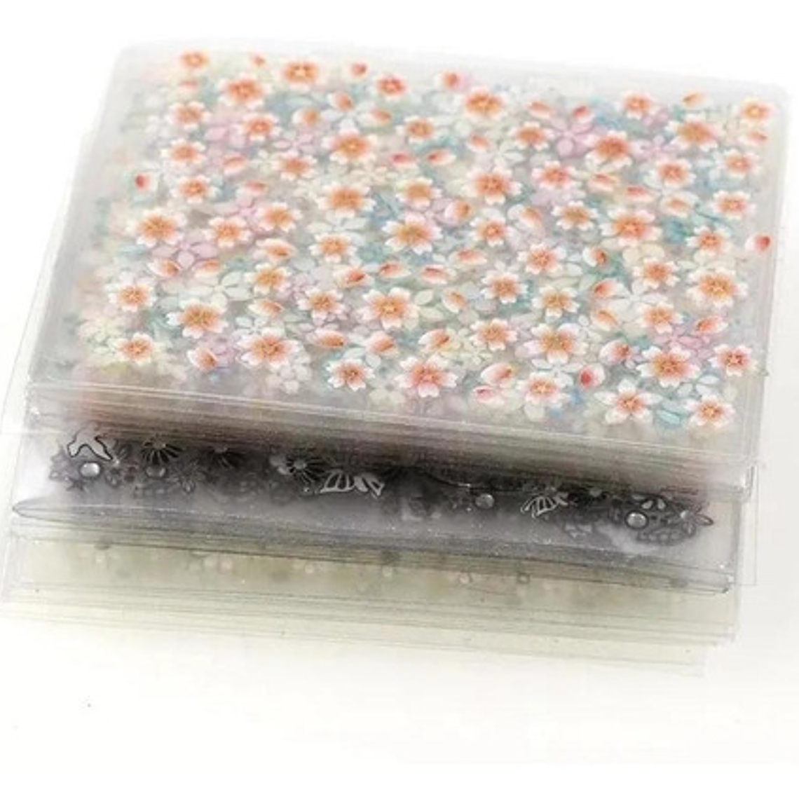 120 Stickers Uña Al Agua + 20 Stickers 3d 3