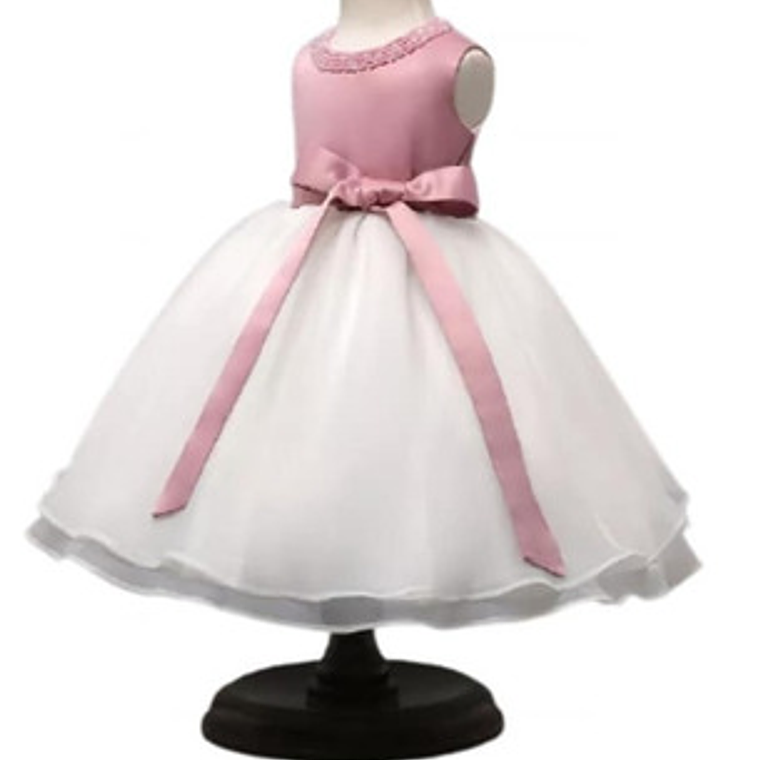 Vestidos Bautizo O Fiesta Bebé, Niña /doble Capa 5