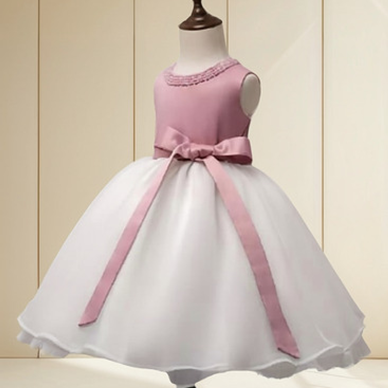 Vestidos Bautizo O Fiesta Bebé, Niña /doble Capa 10