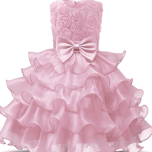  Vestido Bautizo O Fiesta Desde 3 Meses A 14 Años 