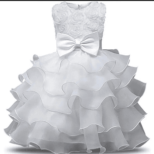  Vestido Bautizo O Fiesta Desde 3 Meses A 14 Años 