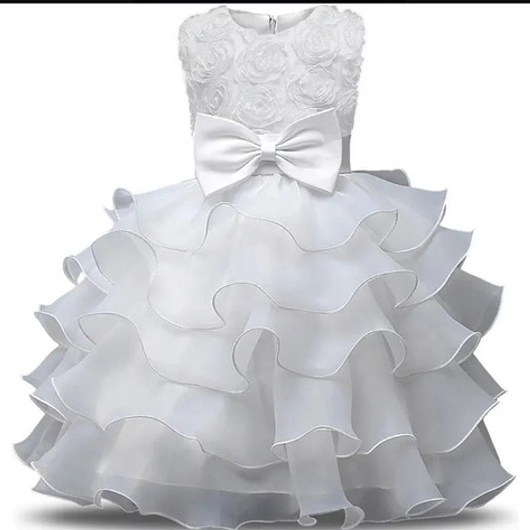  Vestido Bautizo O Fiesta Desde 3 Meses A 14 Años  2