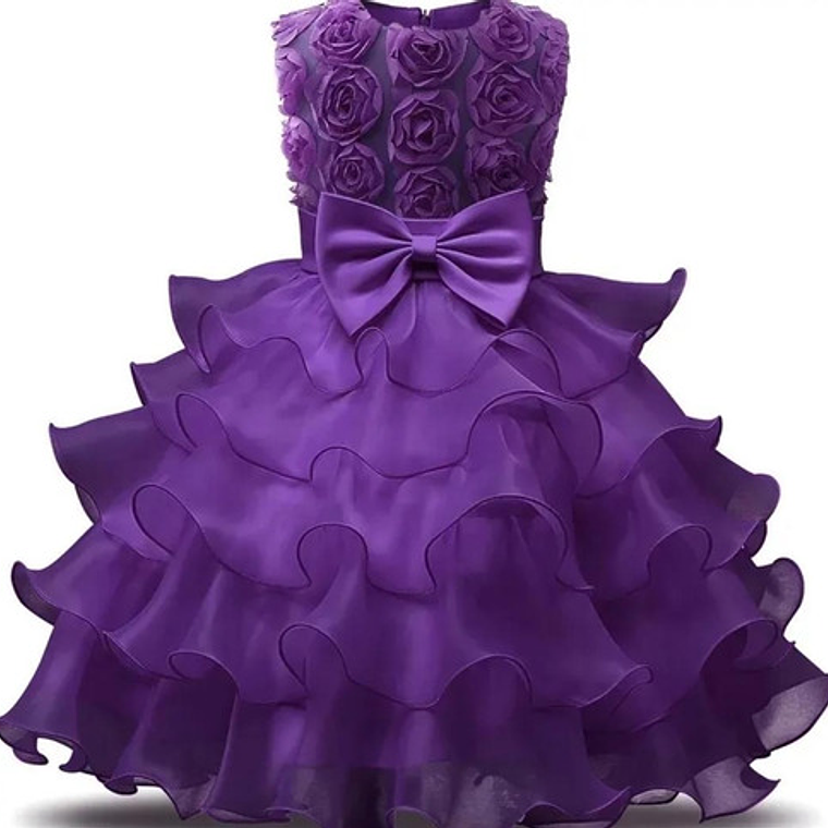  Vestido Bautizo O Fiesta Desde 3 Meses A 14 Años  4