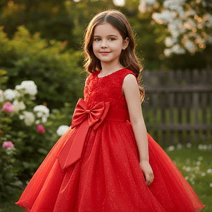 Vestido De Fiesta Niña Y Bautizo De Bebé 3 Meses A 14 Años