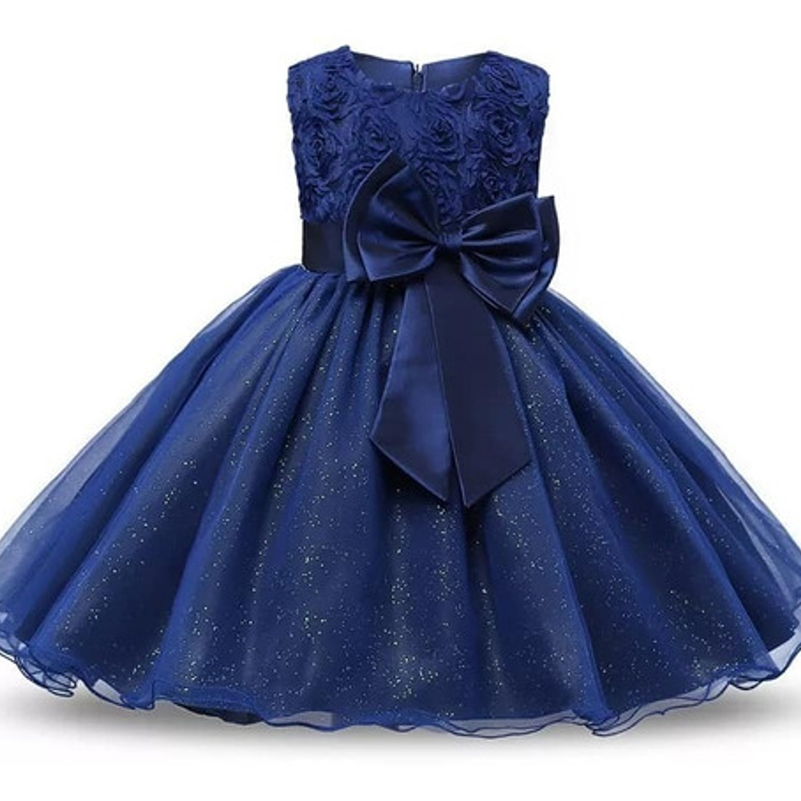 Vestido De Fiesta Niña Y Bautizo De Bebé 3 Meses A 14 Años 3